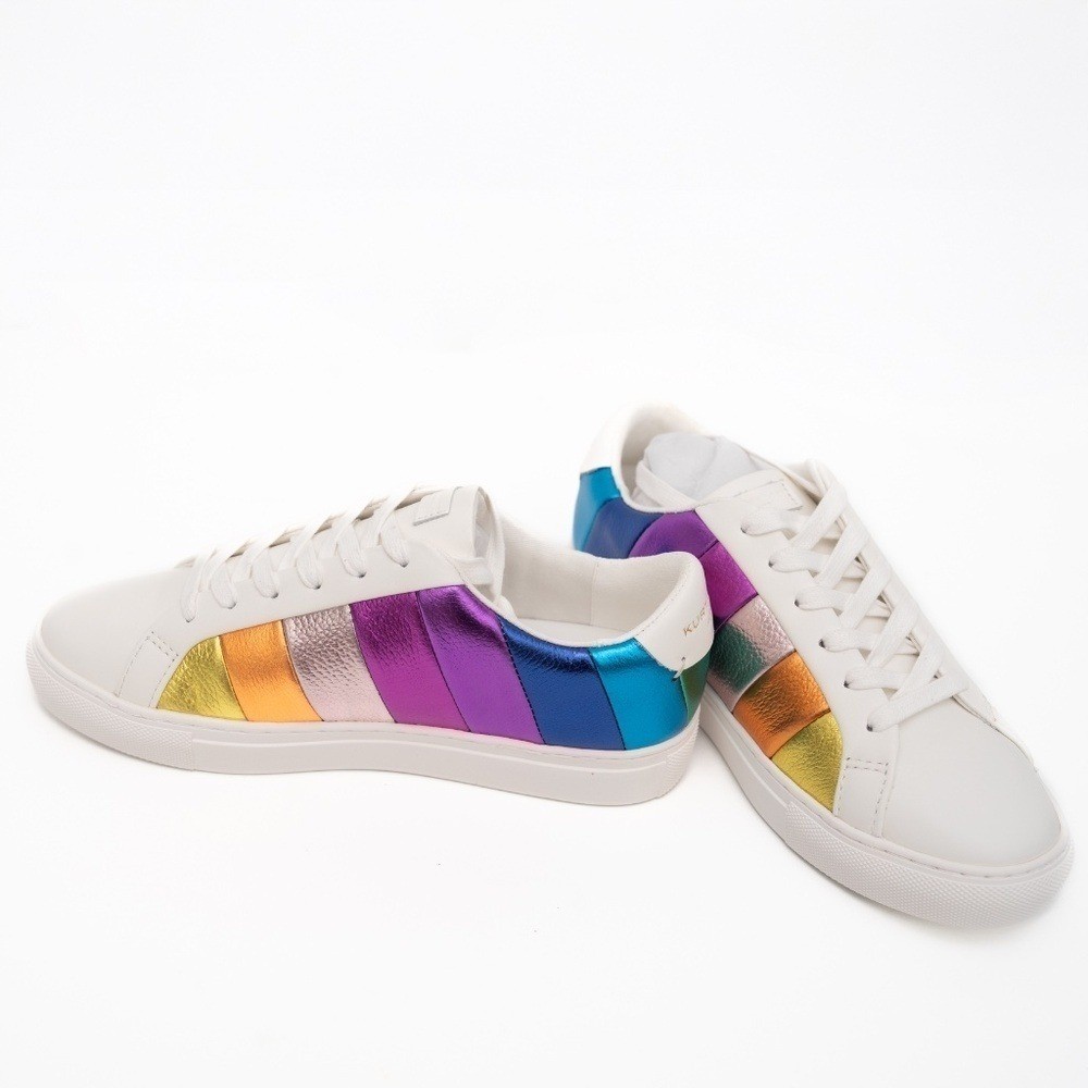 KURT GEIGER LONDON | New! Women’s Lane Stripe Low-Top Sneakers