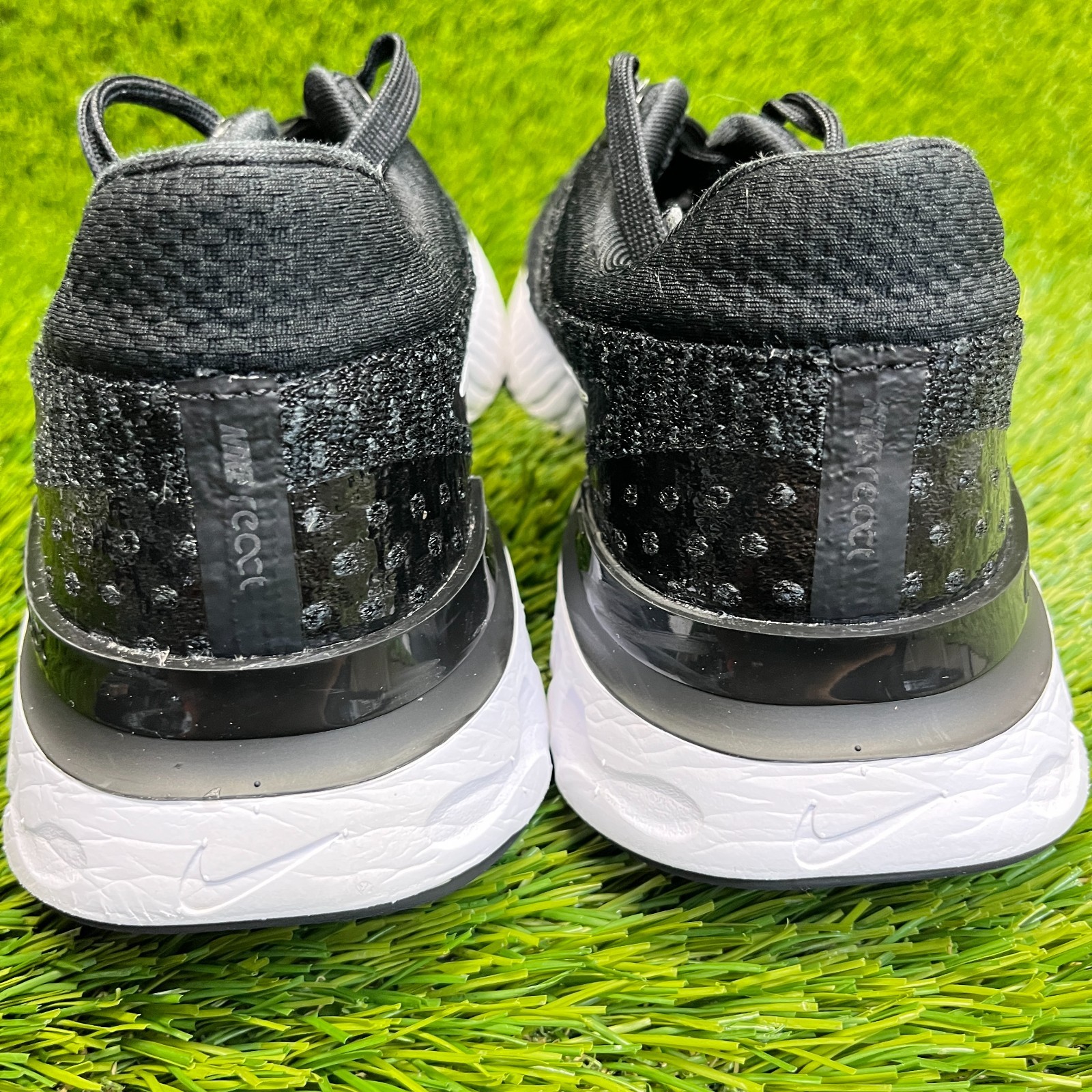 Nike React Infinity Run Flyknit 3 Womens Size 8.5 Black Running Shoes Sneakers