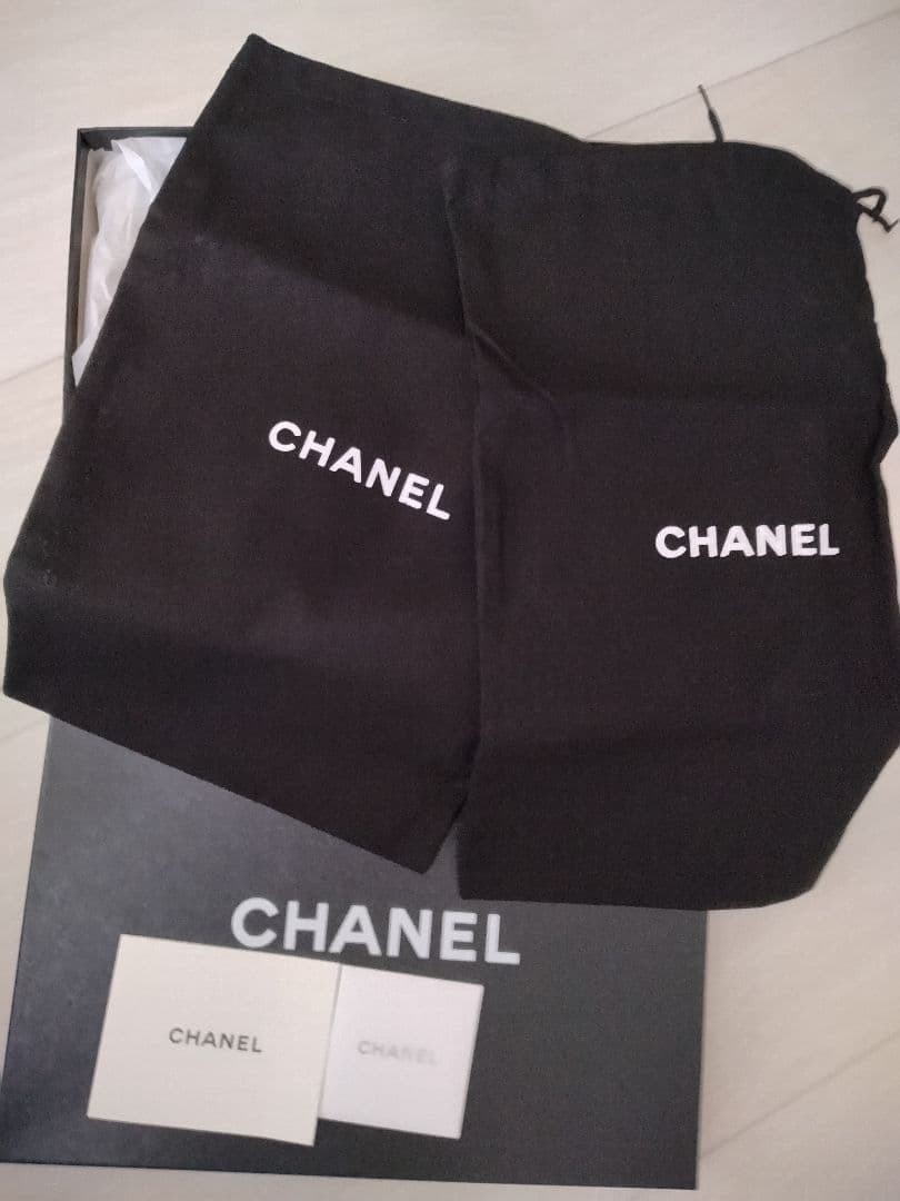 CHANEL Pumps Size 24cm 38 Calfskin High Heels Classic Style