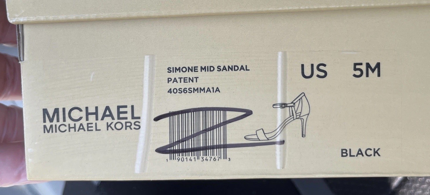 Michael Kors Sandal Pump Heels Size 5 M Special Occasion Simone Mid Heels