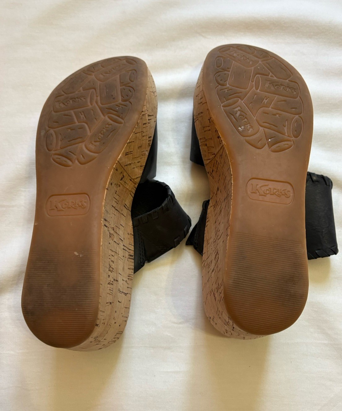 2 Pairs Kork Ease Sandals Size 8, Each Worn Once