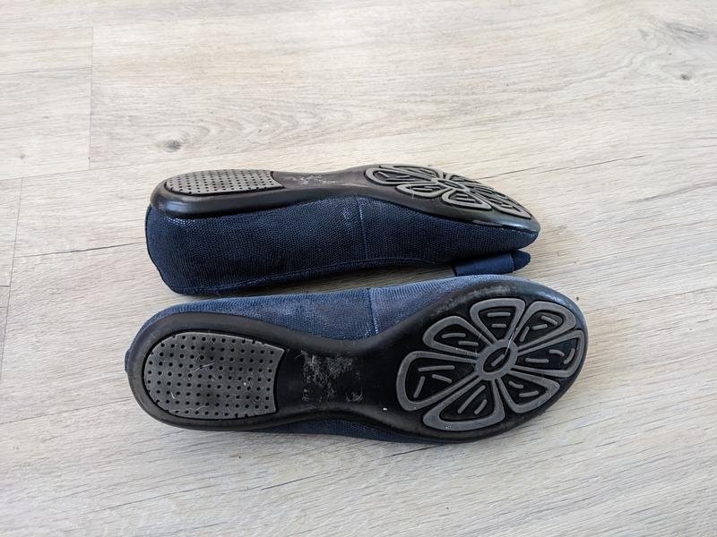 ladies clarks heels navy leather 38 #7A30
