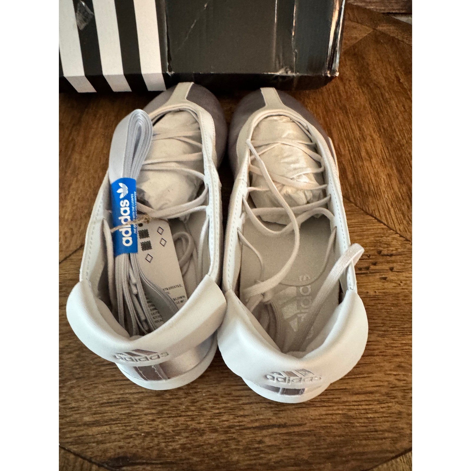 Adidas Taekwondo Mei Ballet W Silver Metallic Grey Sneakers KJ8370 Womens 10
