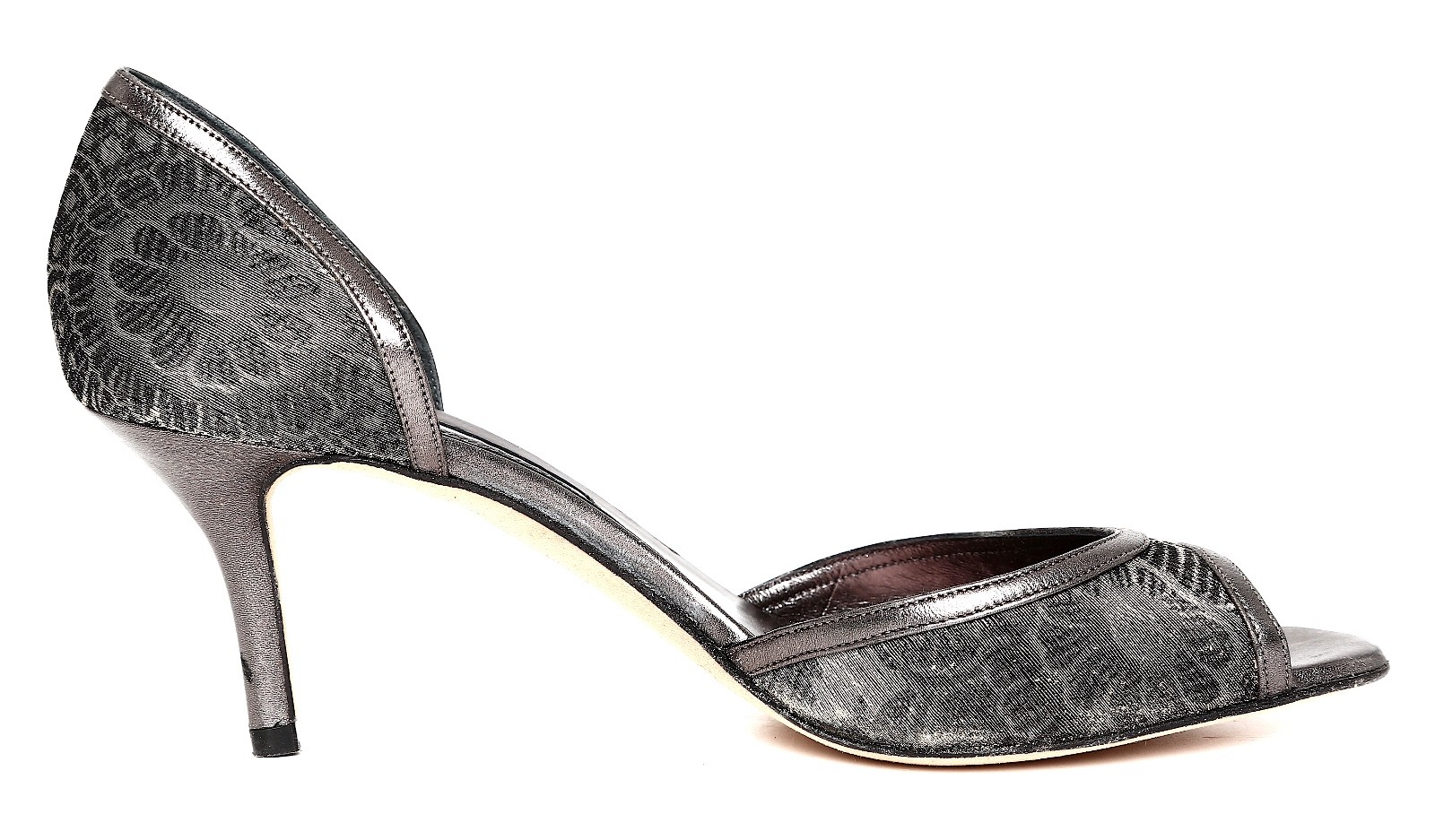 Oscar De La Renta Metallic Floral Pump Heels Z4559* Women’s Size 8 US / 39