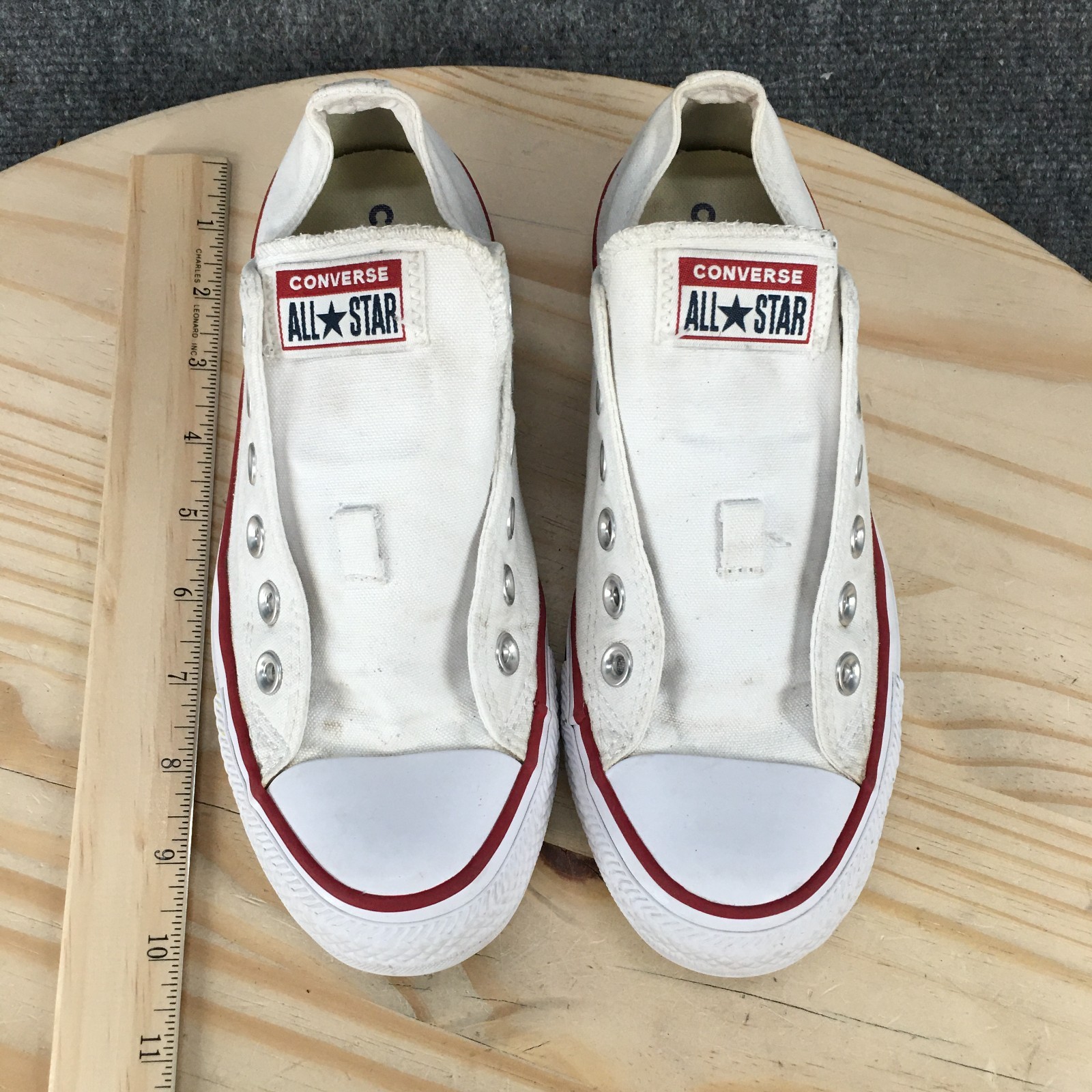 Converse Shoes Mens 5 Womens 7 Chuck Taylor All Star Low Sneakers M7652 White