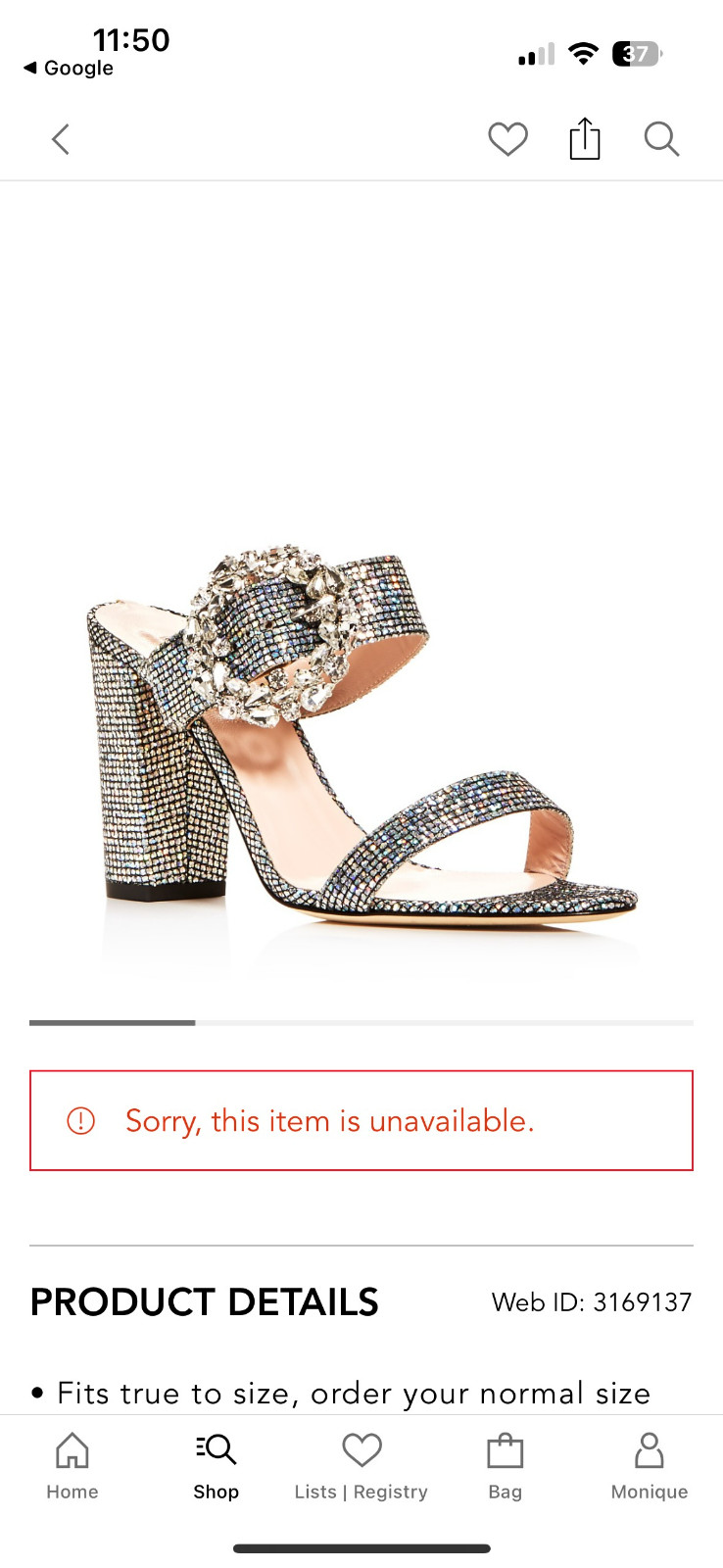 SJP Sarah Jessica Parker Celine Embellished Sparkle Buckle Pumps 10