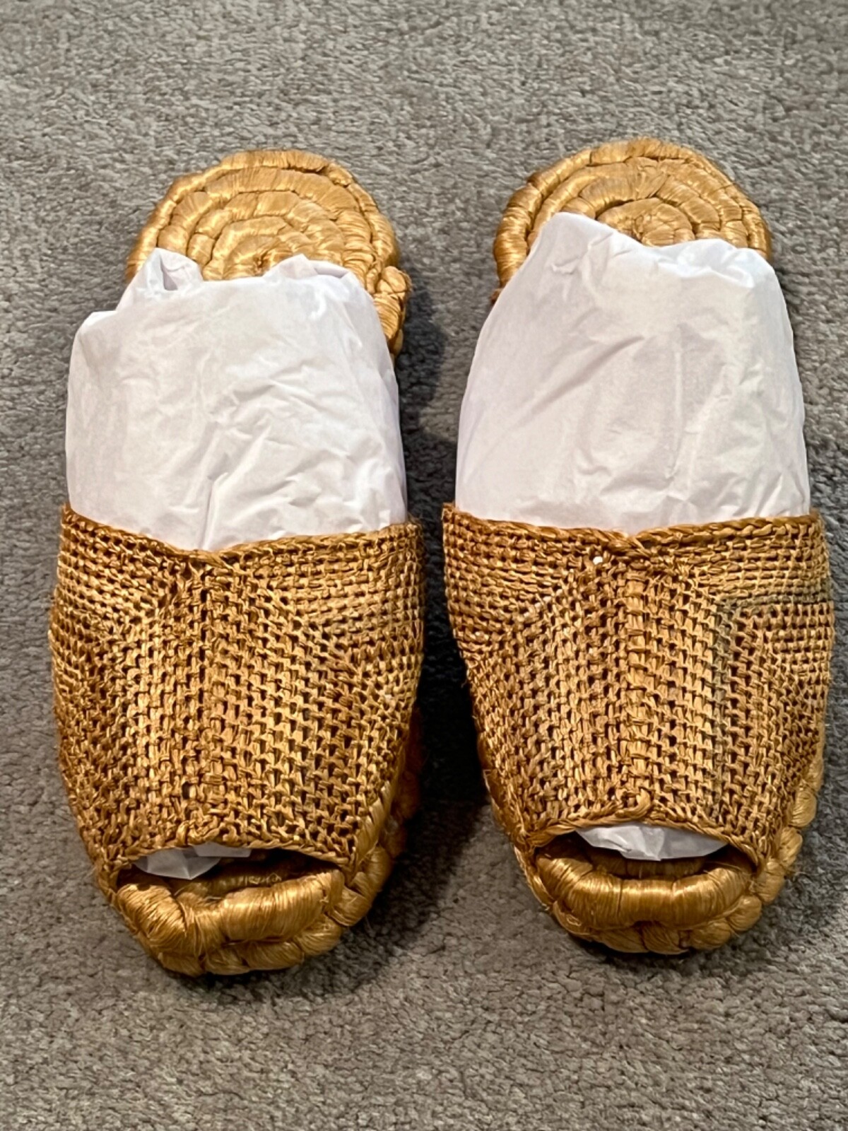 Vintage 1940’s Hand Woven Women’s Sandals from the Philippines