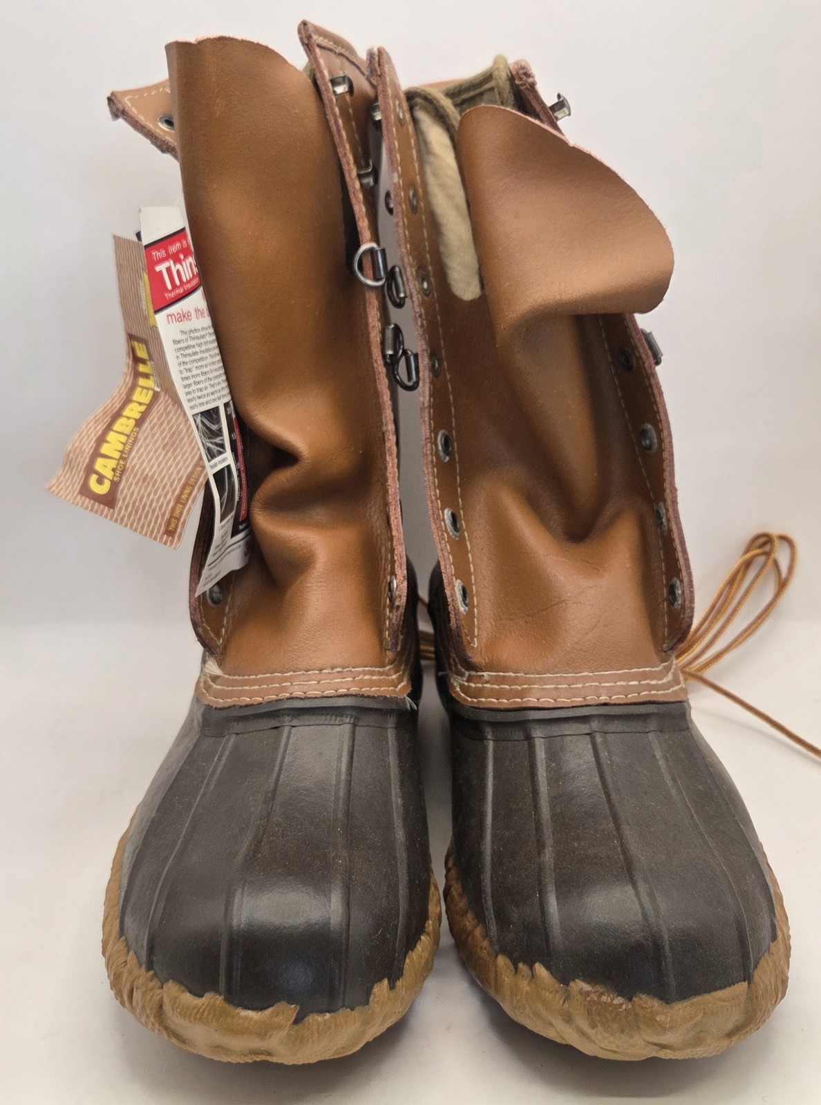 Lacrosse Brown Leather Thinsulate Liner Boots Womens Size 6 M USA With Tags