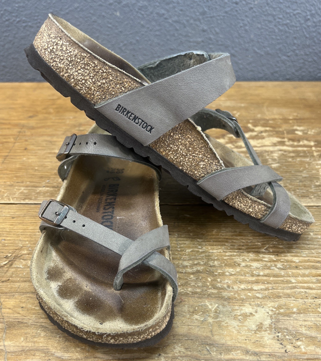 Birkenstock Mayari Toe Loop Sandals Size 38 (L7 M5) Summer Spring Fall