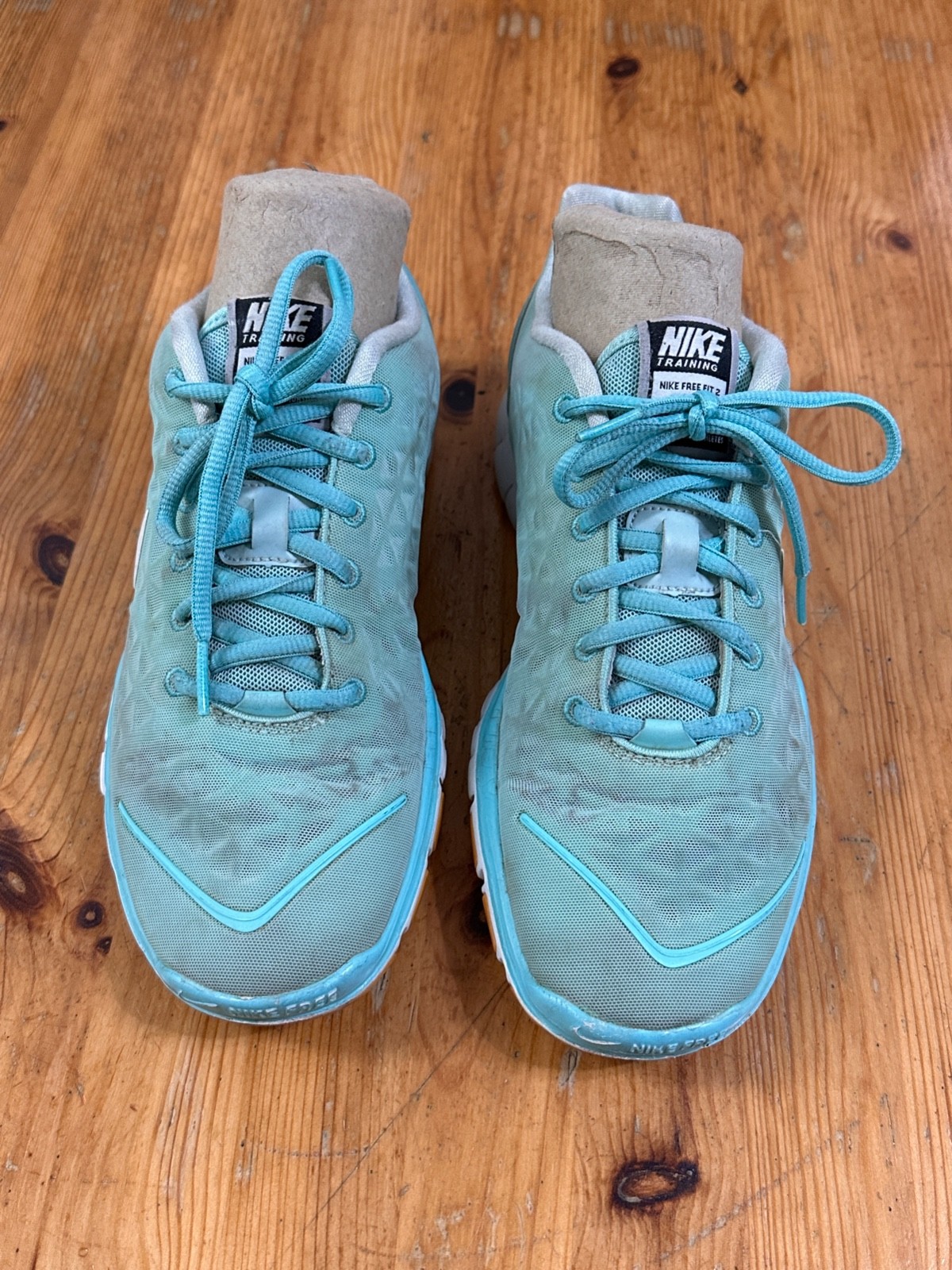 Nike Free Fit 2 Sneaker Running Mint Green Training size 8