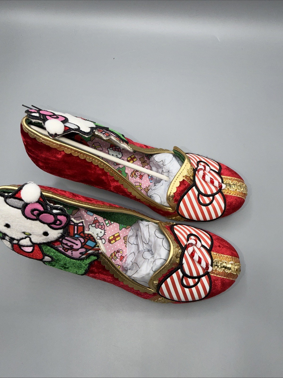 Irregular Choice x Hello Kitty Kitty Kringle Christmas Pumps Heels EU40/US9-New