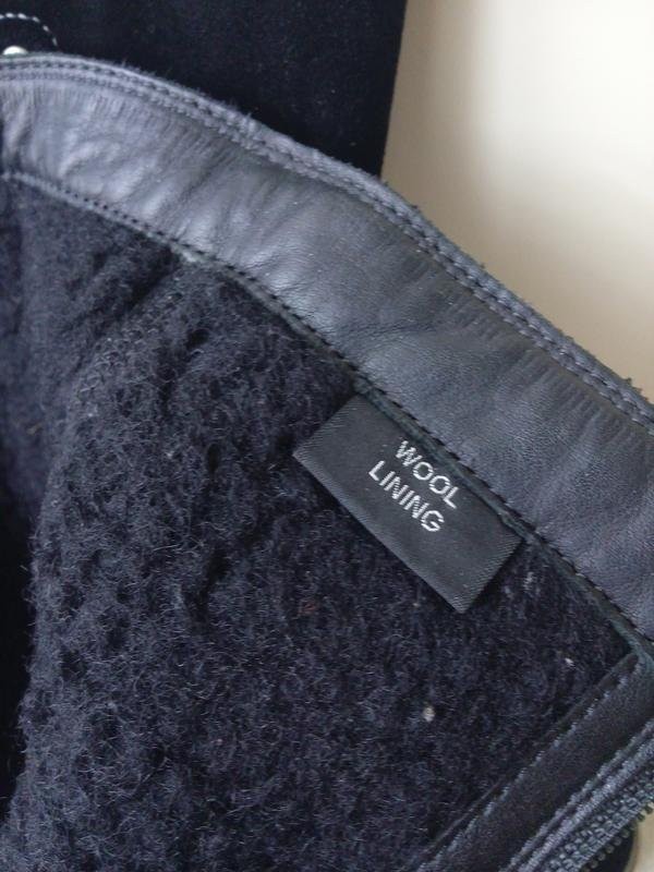 Women Ecco Boots Black Suede 36 #3PYF