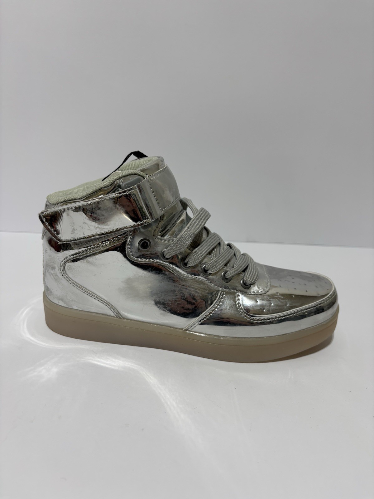 Odema Women’s LED High Top Sneakers, Size EUR 38, US 7.5-8 M