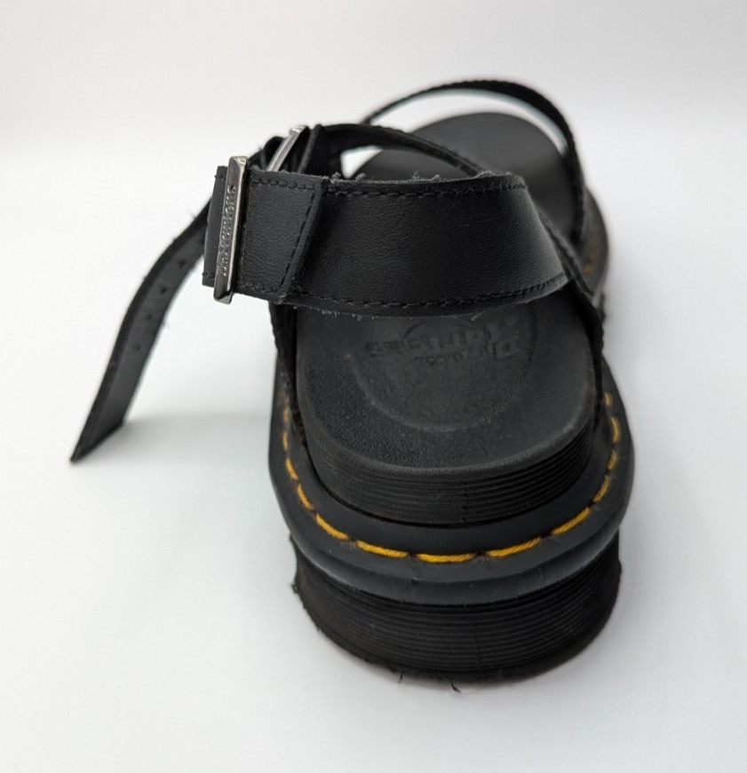 Dr. Martens SoftWair Voss Leather Black Sandals Women’s Size US 9