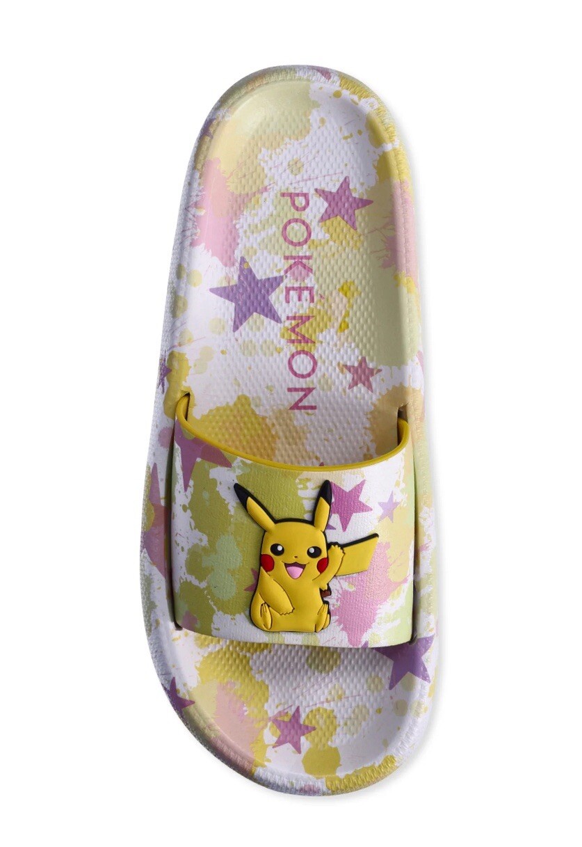 GROUND UP Women’s Size 9 Pokémon Pikachu Cartoon Comfort Pillow Slide Slippers
