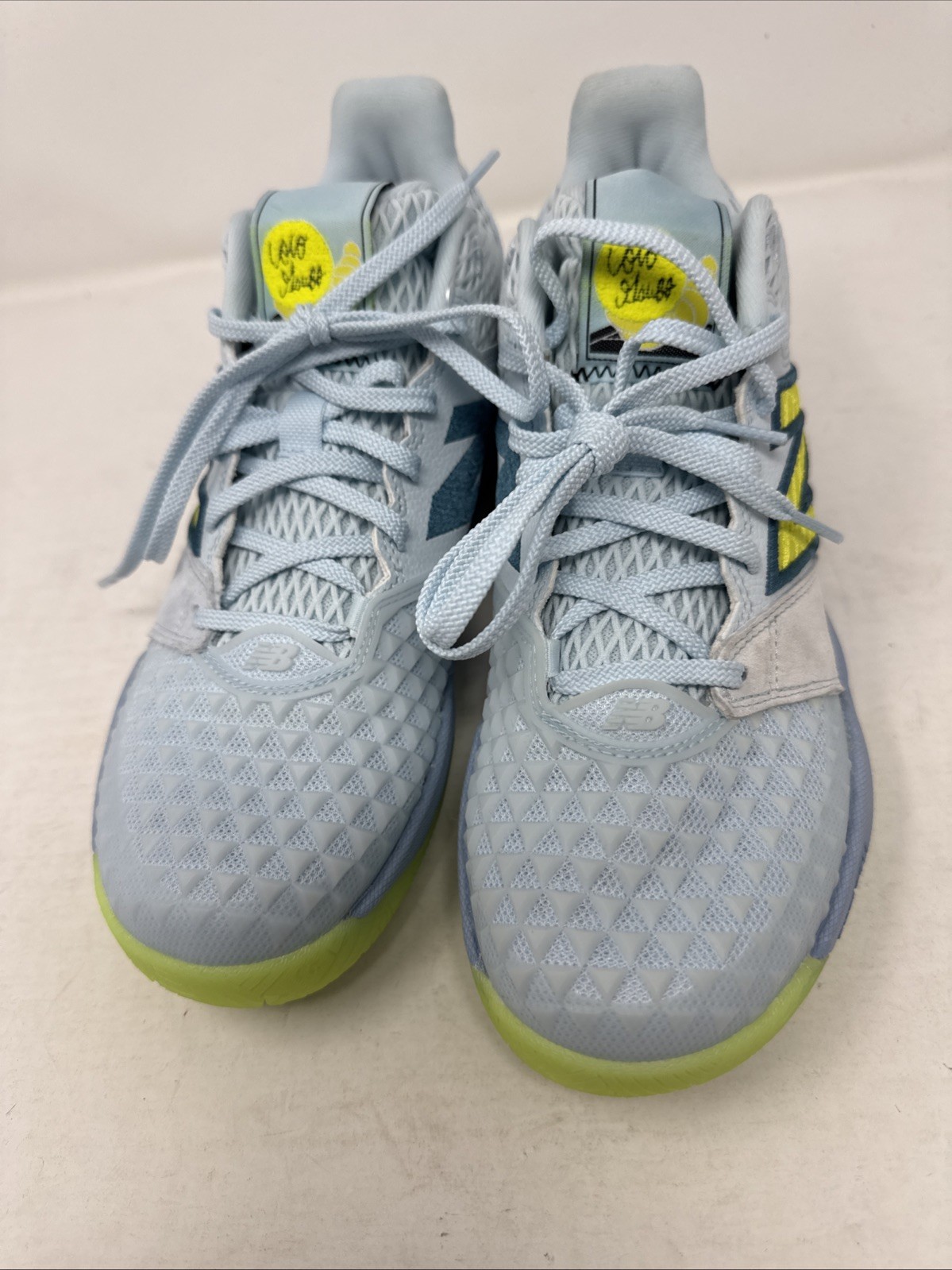 NEW New Balance CG2 Blue Yellow Shoes Women’s Size 7.5 Tennis Hard Court