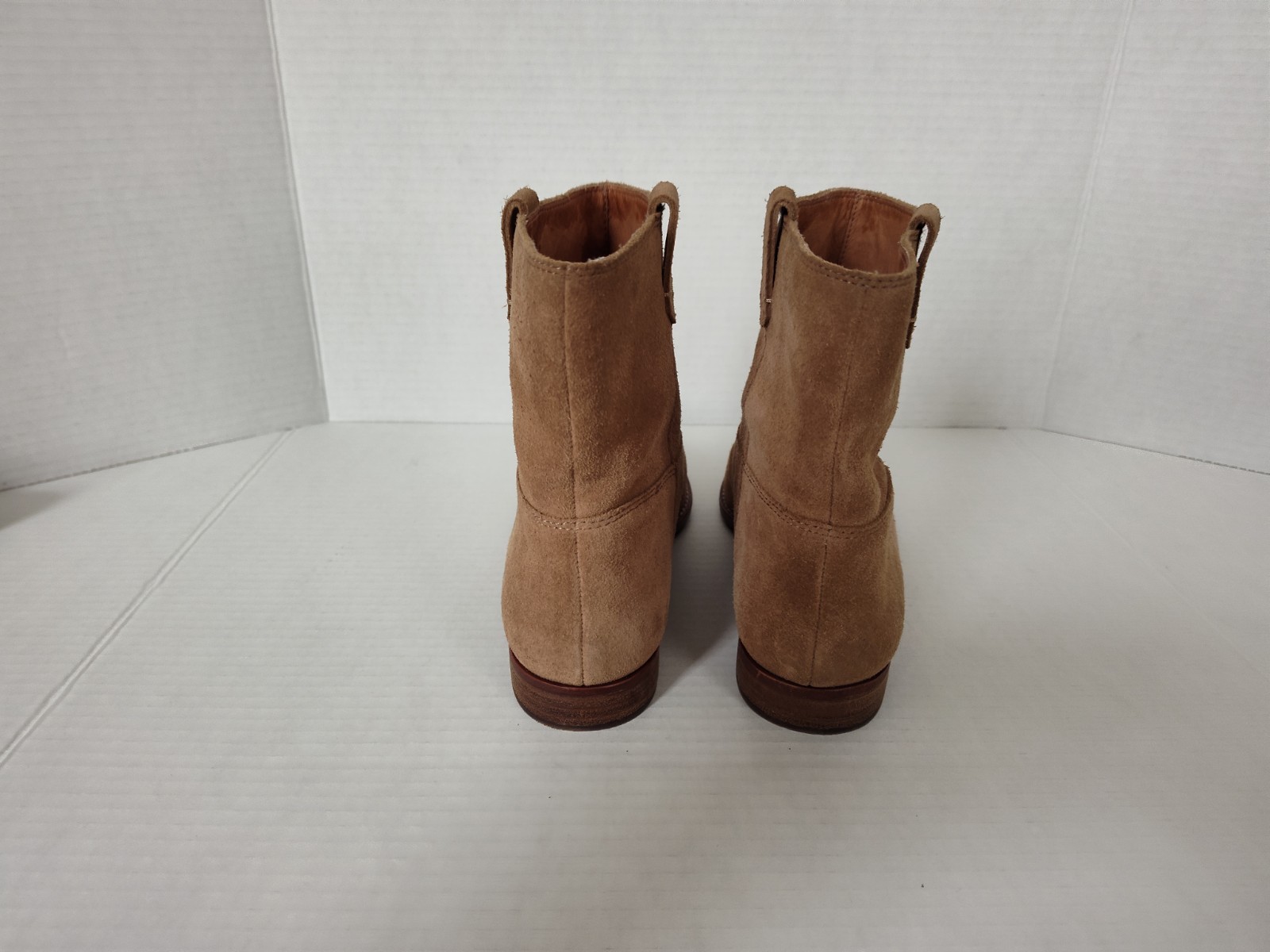 Madewell Boots Tan Suede Women’s Size 8 Leah Style Pull On Bootie AA238