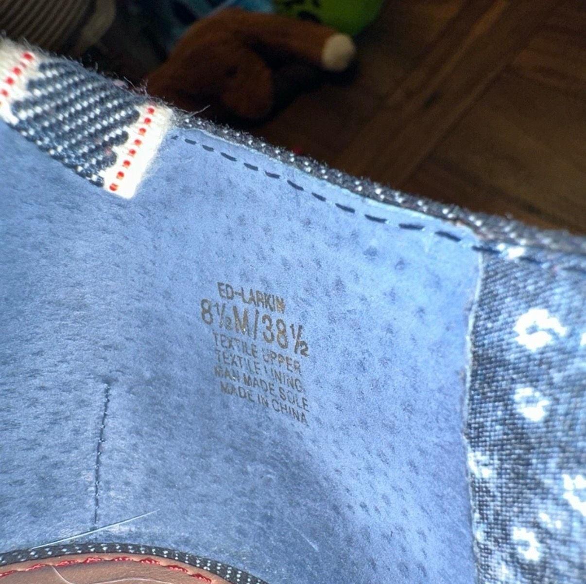 ED Ellen DeGeneres Larkin Dark Denim Oxford Shoes