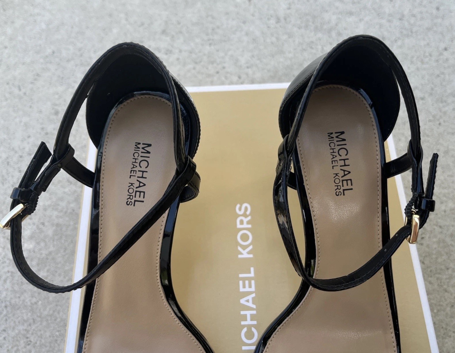 Michael Kors Sandal Pump Heels Size 5 M Special Occasion Simone Mid Heels