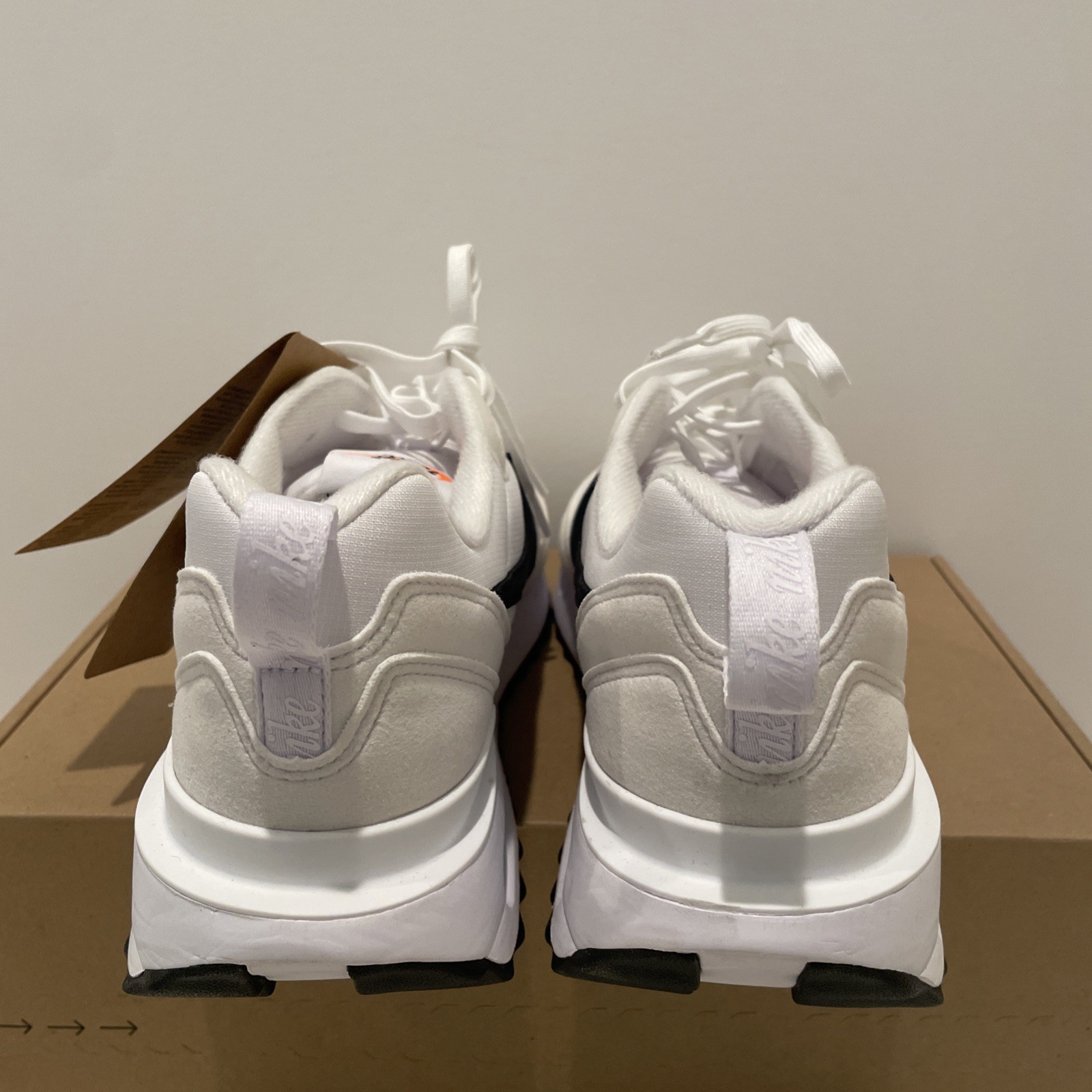 Nike Air Max Dawn DH5131-101 White Total Orange, US M9/W10