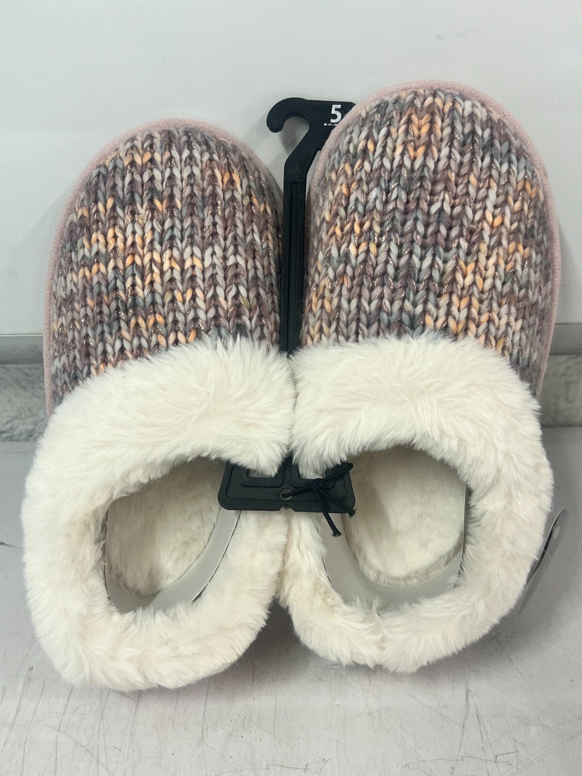Women’s Pink Super Soft Memory Foam House Slippers w/ Faux Fur Lining CHOOSE SZ