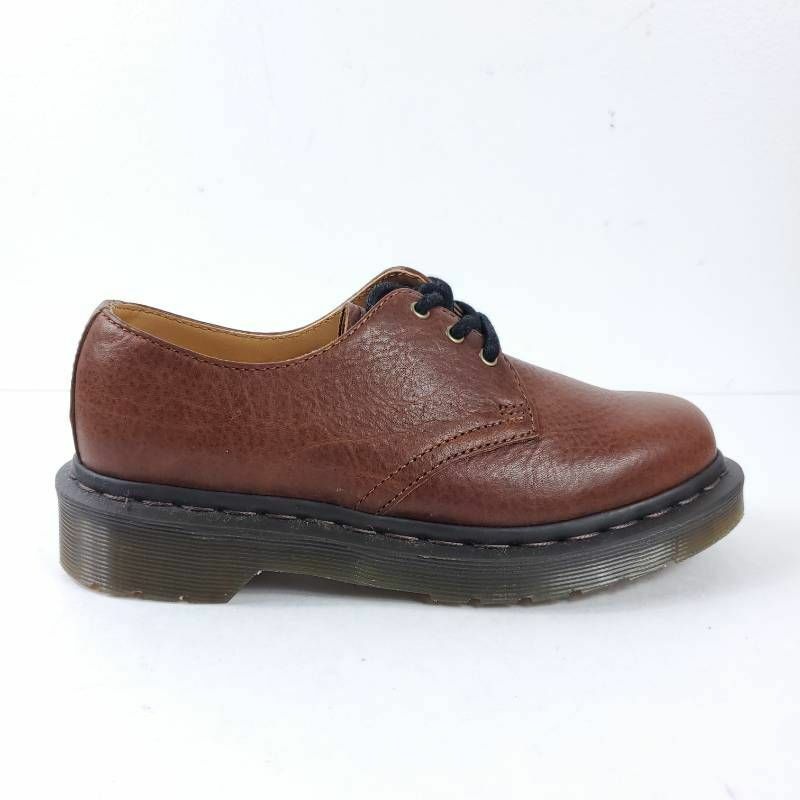 Dr. Martens Unisex 3 Eye Oxfords Comfort Shoes Brown Lace Up Low Top M 4 W 5 New