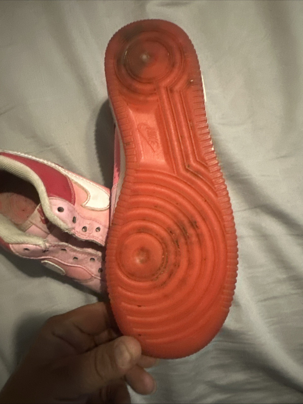 Nike Air Force 1 Perfect Pink Red White Cloverdale Park 315115-612 Women’s 9
