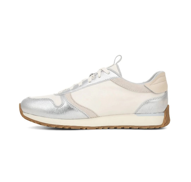 VIONIC Women’s Monarch Sneaker – Ivory Silver, Medium (NEW)