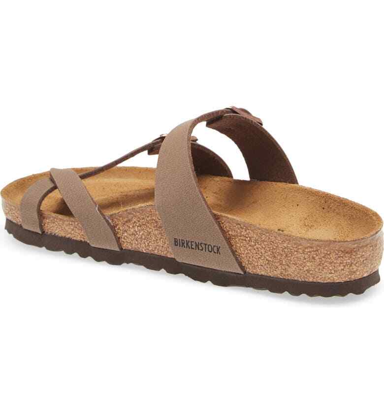 Birkenstock Z5511* Womens Mayari Brown Slide Sandals Size 37 EU 6 US