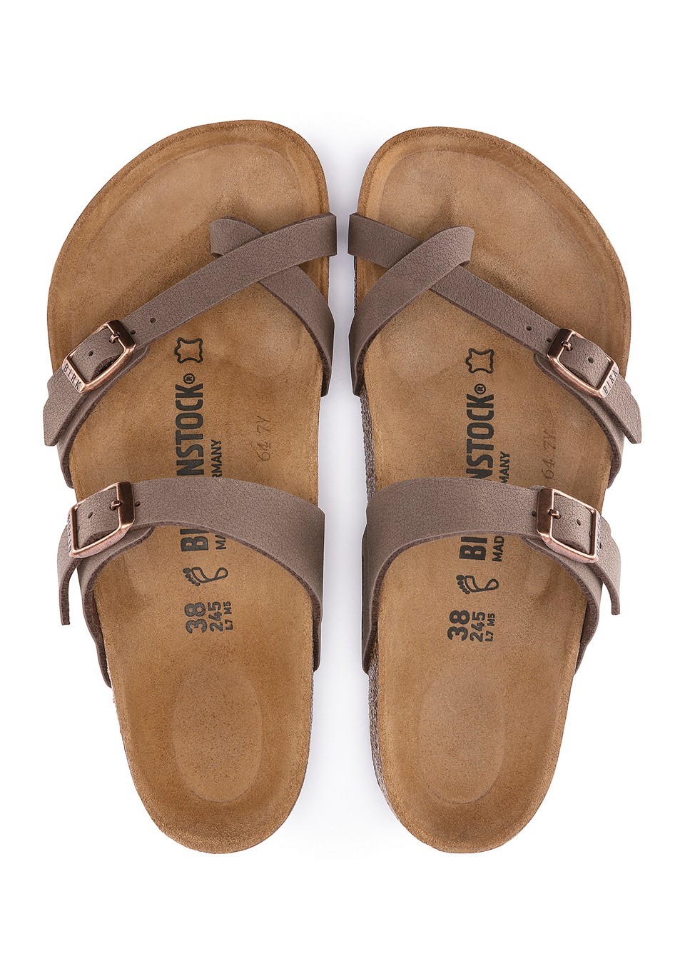 SALE Birkenstock Mayari Birkibuc in Mocha – Regular/Wide Width Sandal NWB