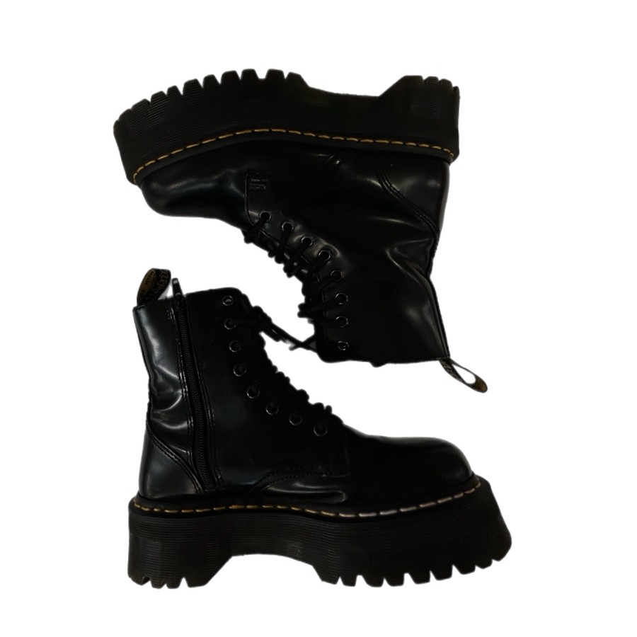Dr Martens Jaden Platform Boots Leather Platform Combat Biker UNISEX W 7 / M 6