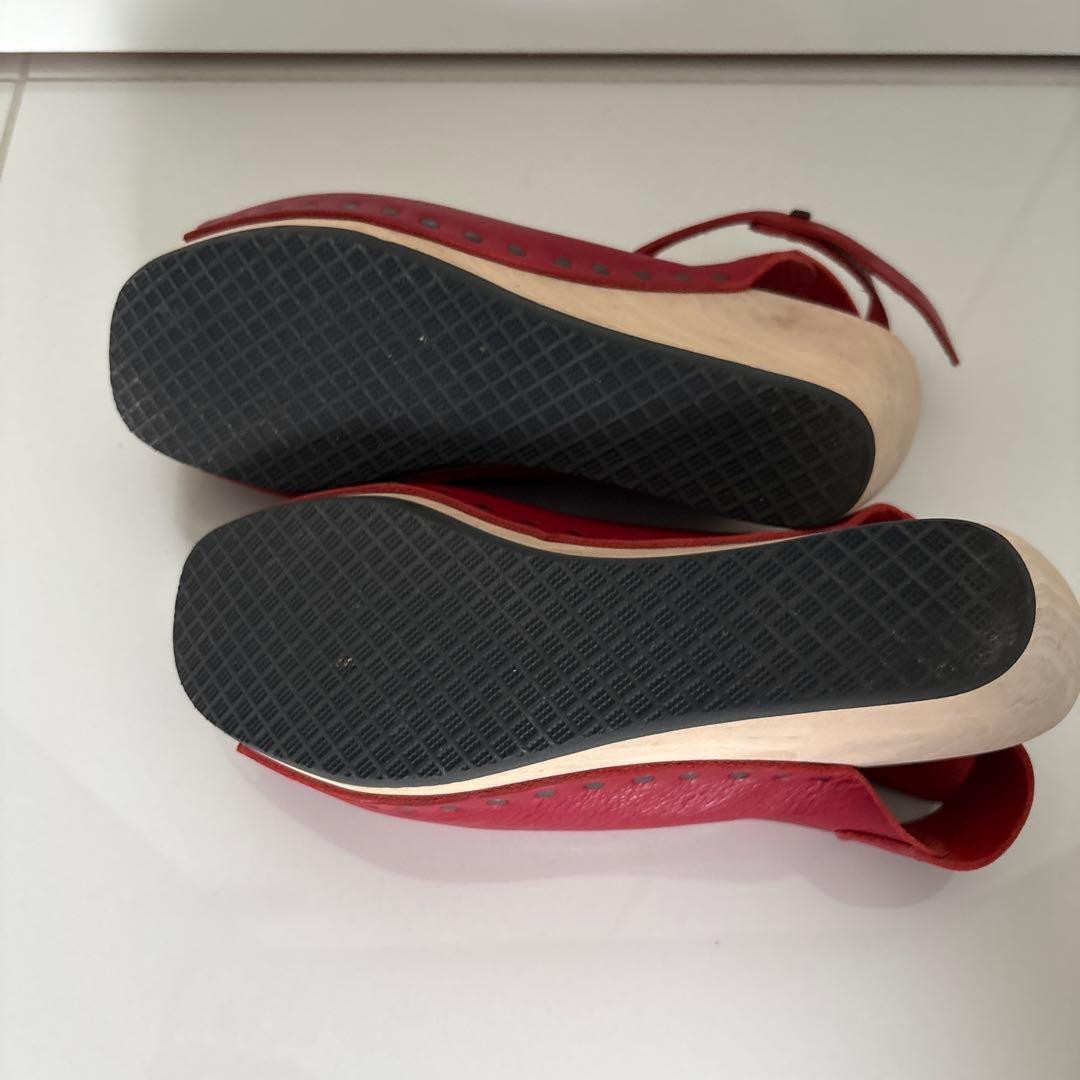 Trippen Women’s Red Sandals US5.5 / 22.5cm Near Mint
