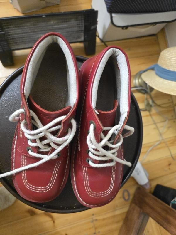 Women Dr Martens Boots Red Leather 38 #3L0U