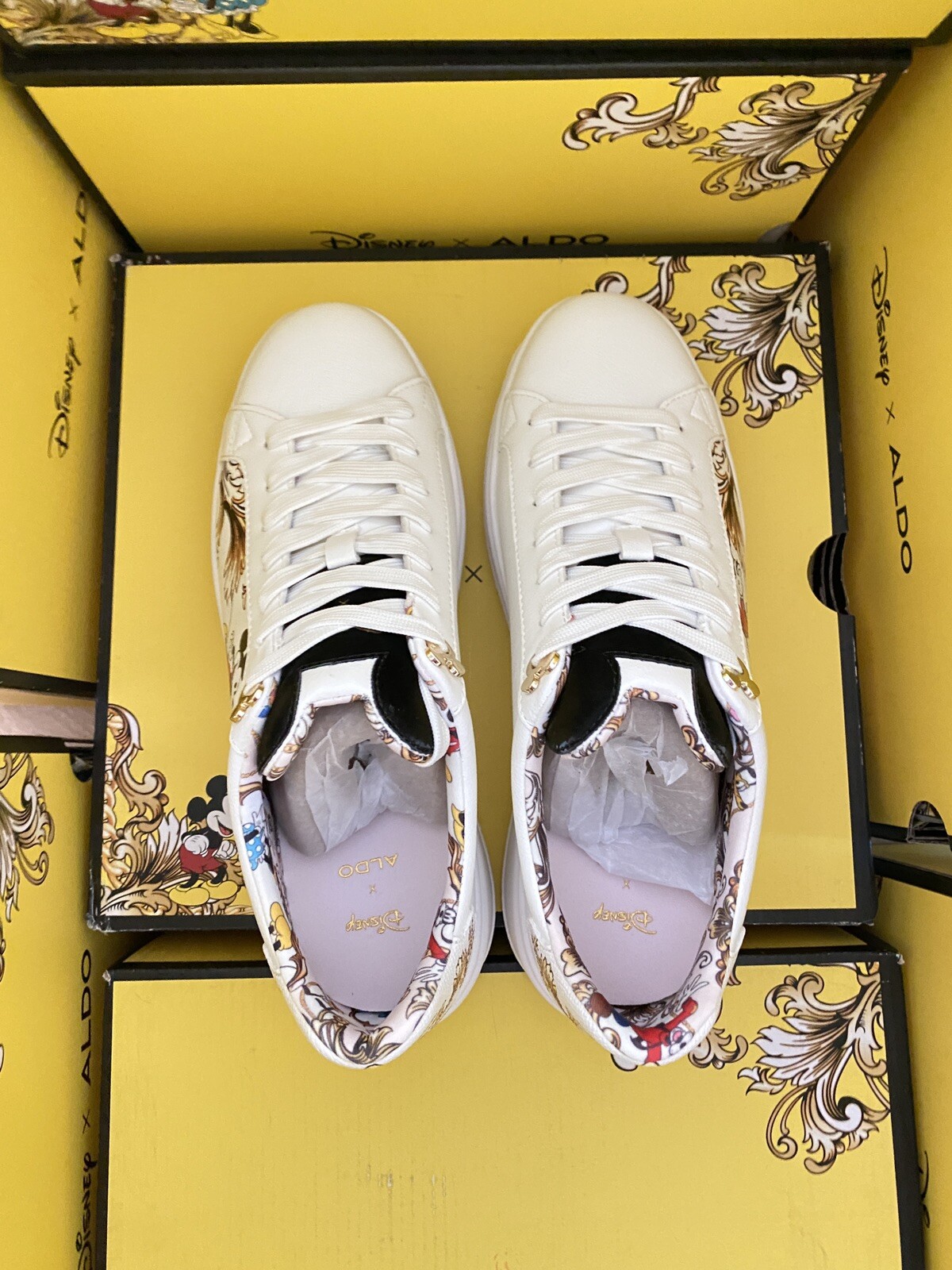 DISNEY X ALDO LOW TOP SNEAKER MICKEY MINNIE WOMEN~5-6-6.5-7-7.5-8-8.5-9-10~11