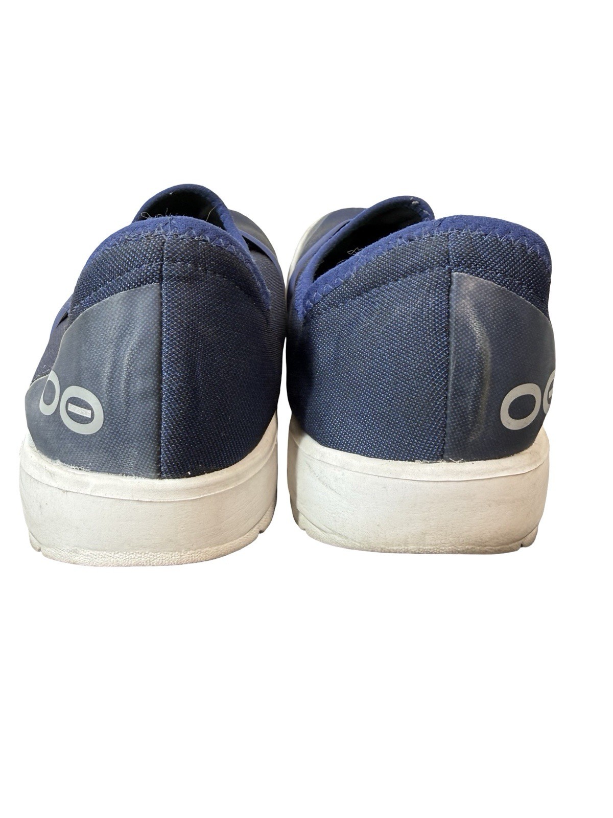 Oofos OOmg Eezee Low Mesh Navy Blue Recovery Slip On Casual Shoes Women’s Size 8