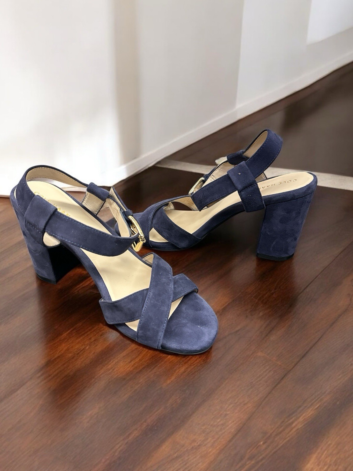 Cole Haan Kadi Sandal – Marine Blue Suede – Women’s Size 7.5 B