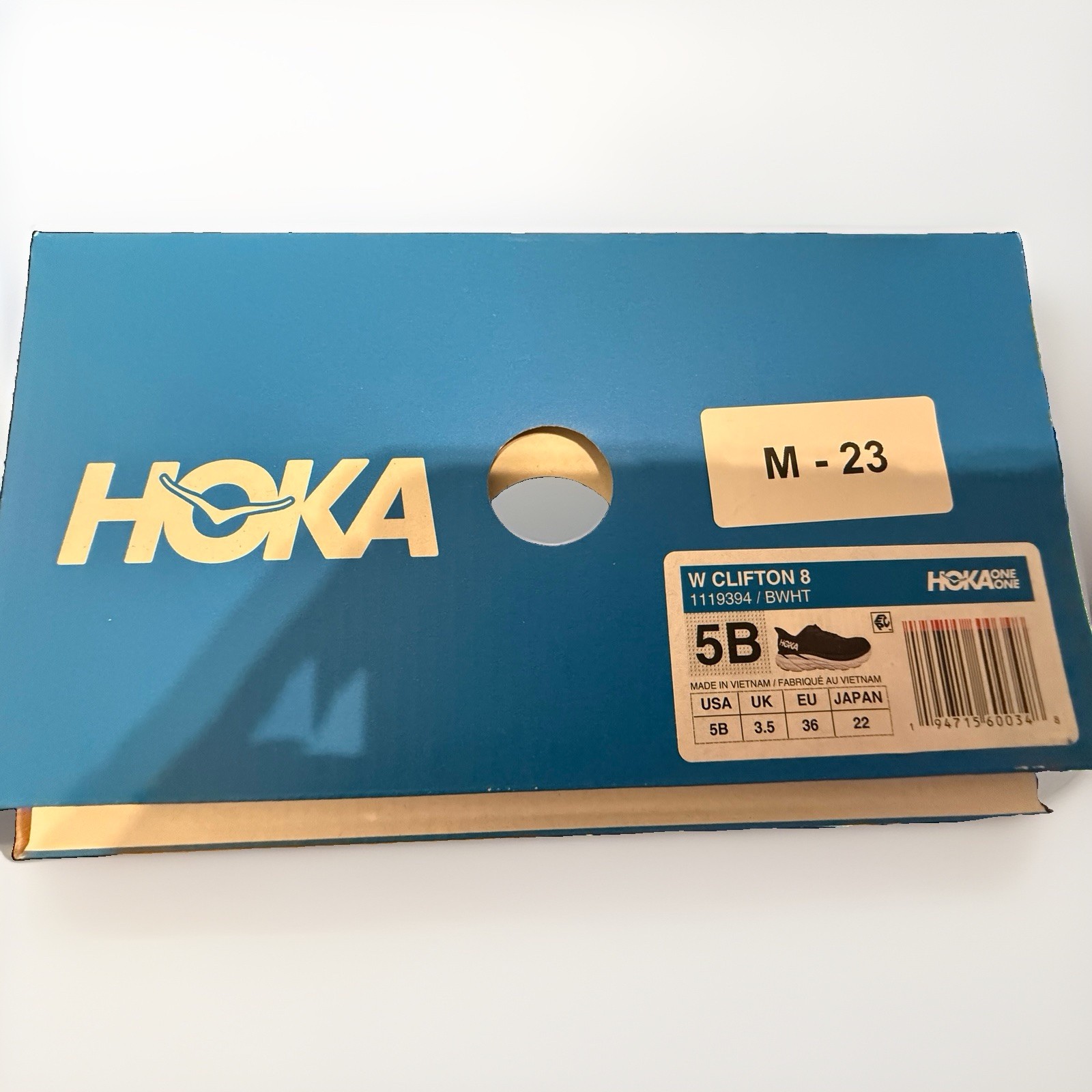 BRAND NEW HOKA One One W CLIFTON 8 SIZE 5B