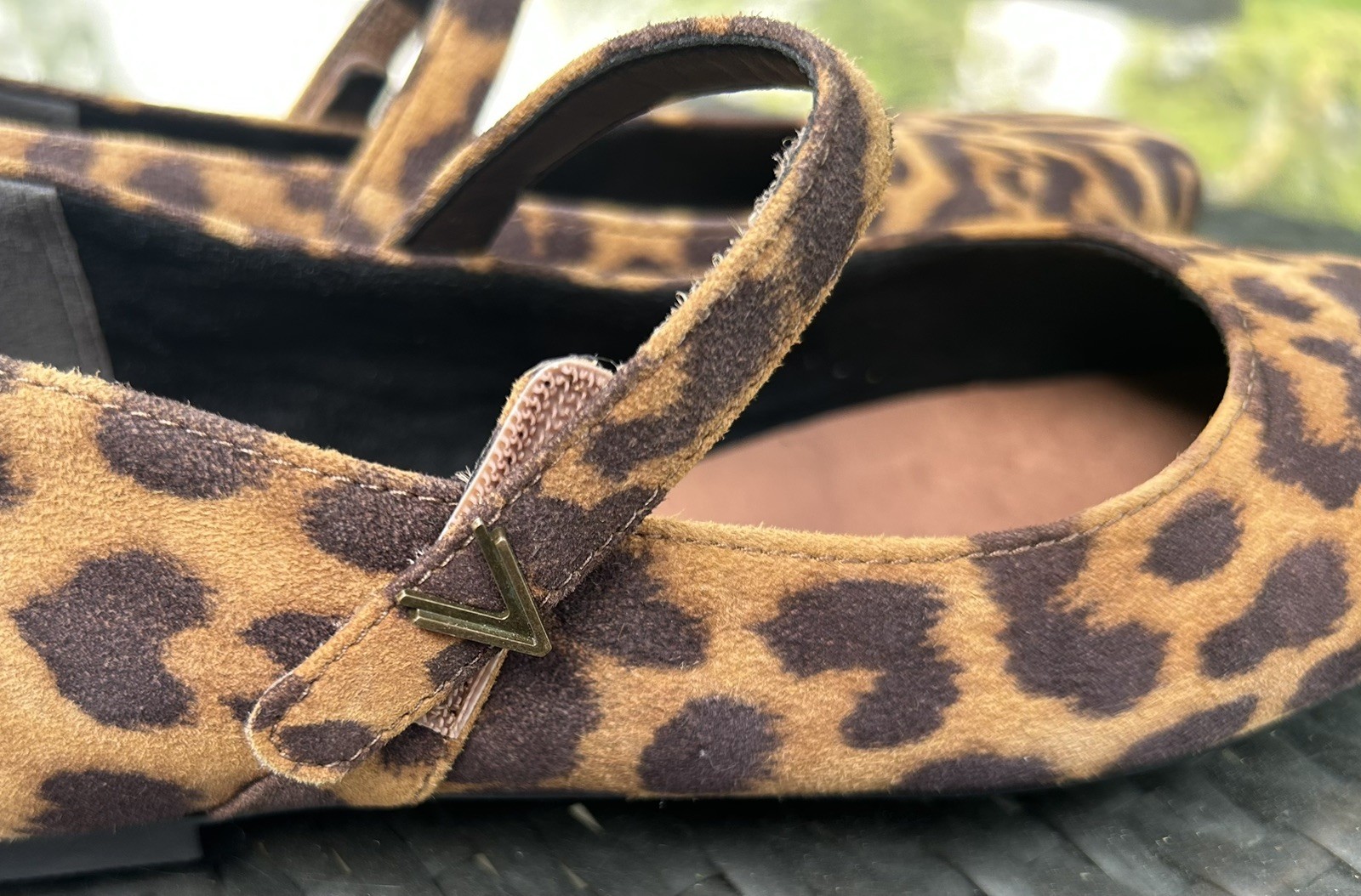 Vionic Alameda Mary Jane Flat Tan Suede Leopard Sz 7 Wide $150