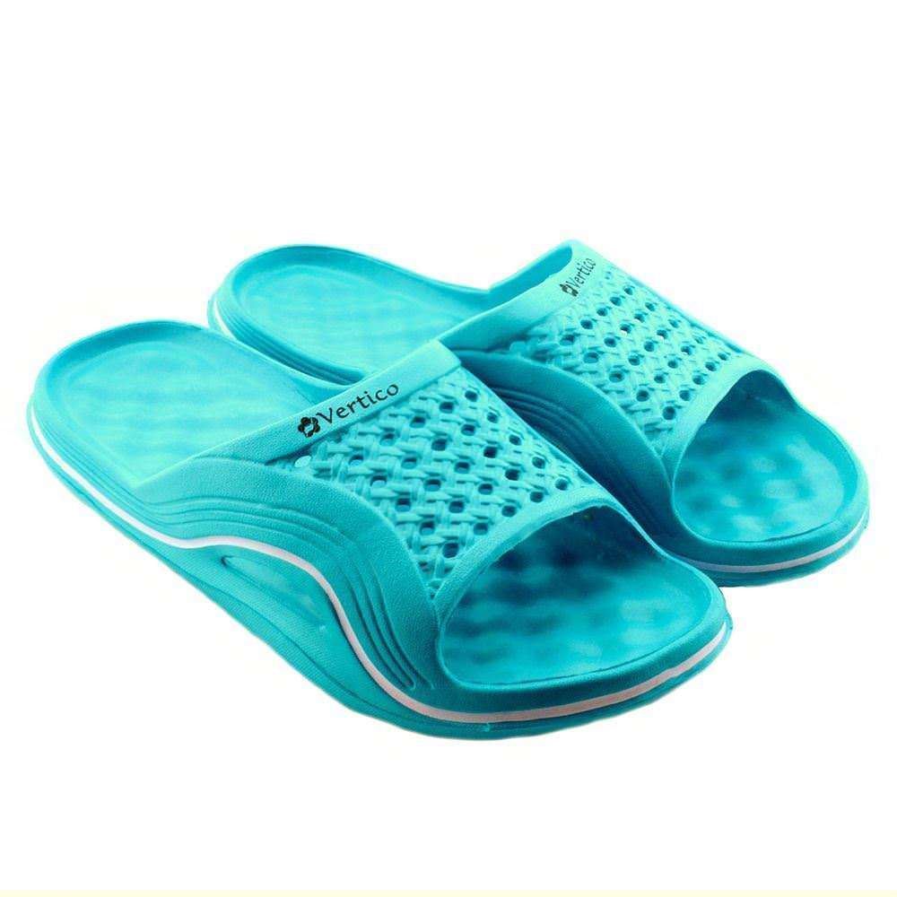 Women’s Vertico Slide-on Shower Sandals Colorful Casual Beach Pool Home Shoe