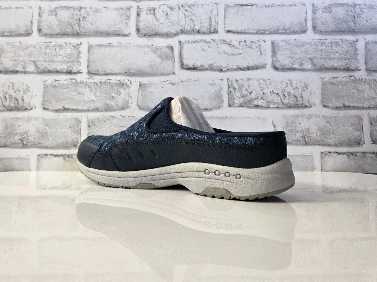 Easy Spirit Women’s Traveltime 304 Mule Medium Blue 420 Size 8.5 M