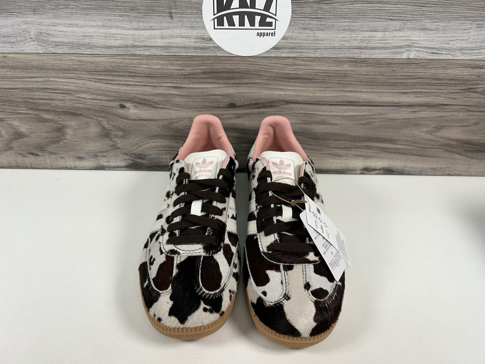 *Adidas SAMBA OG ‘Cow Print’ Brown White Pink (JR1256) Women’s Authentic NEW
