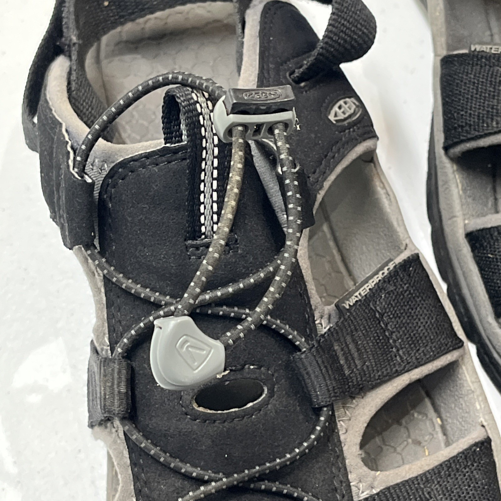 Keen Rapid H2 Water Sandal Black Steel Gray Size 12 Hiking Outdoor Grip Comfort