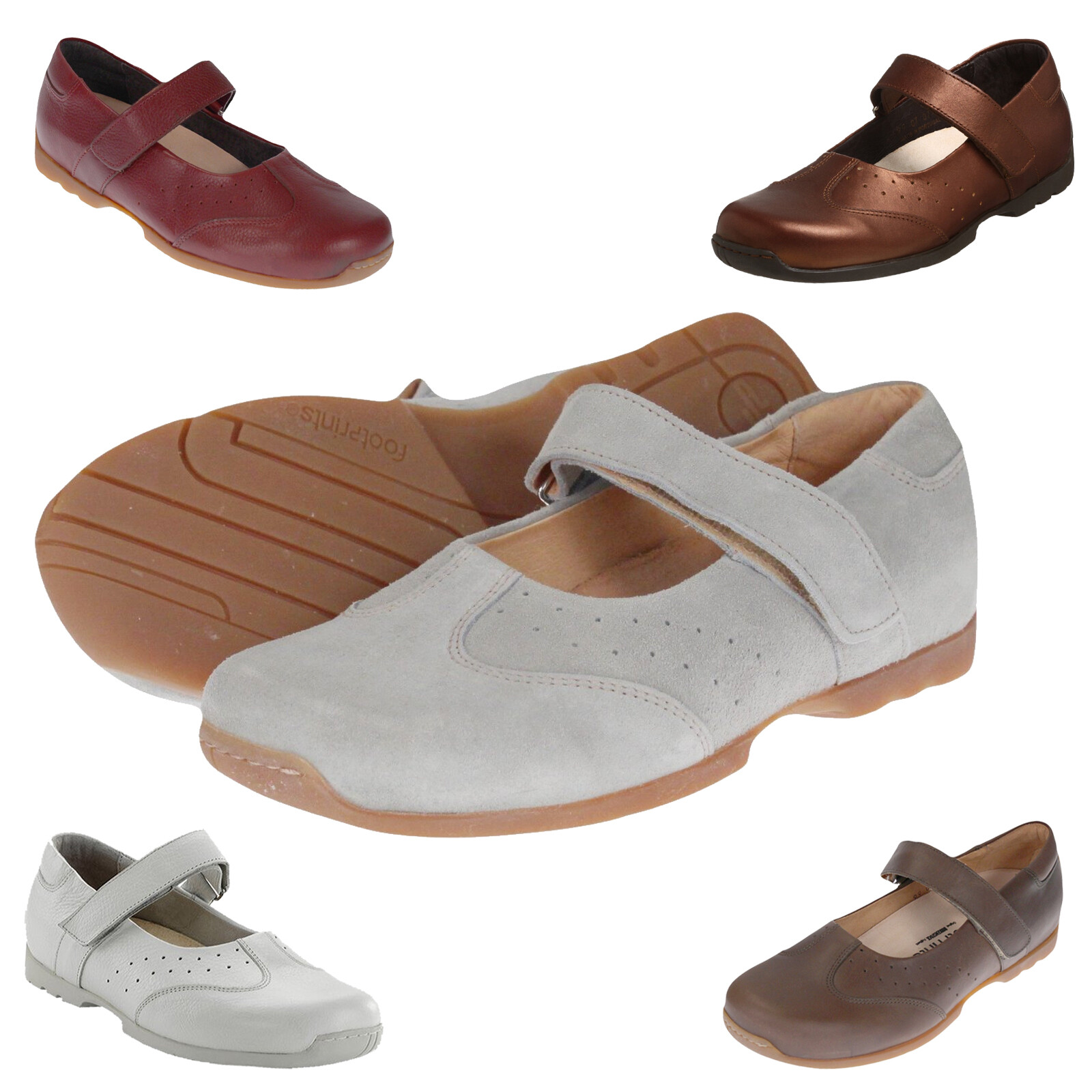 Footprints by Birkenstock Women’s Pittsburgh Mary Jane Shoes, Color Options
