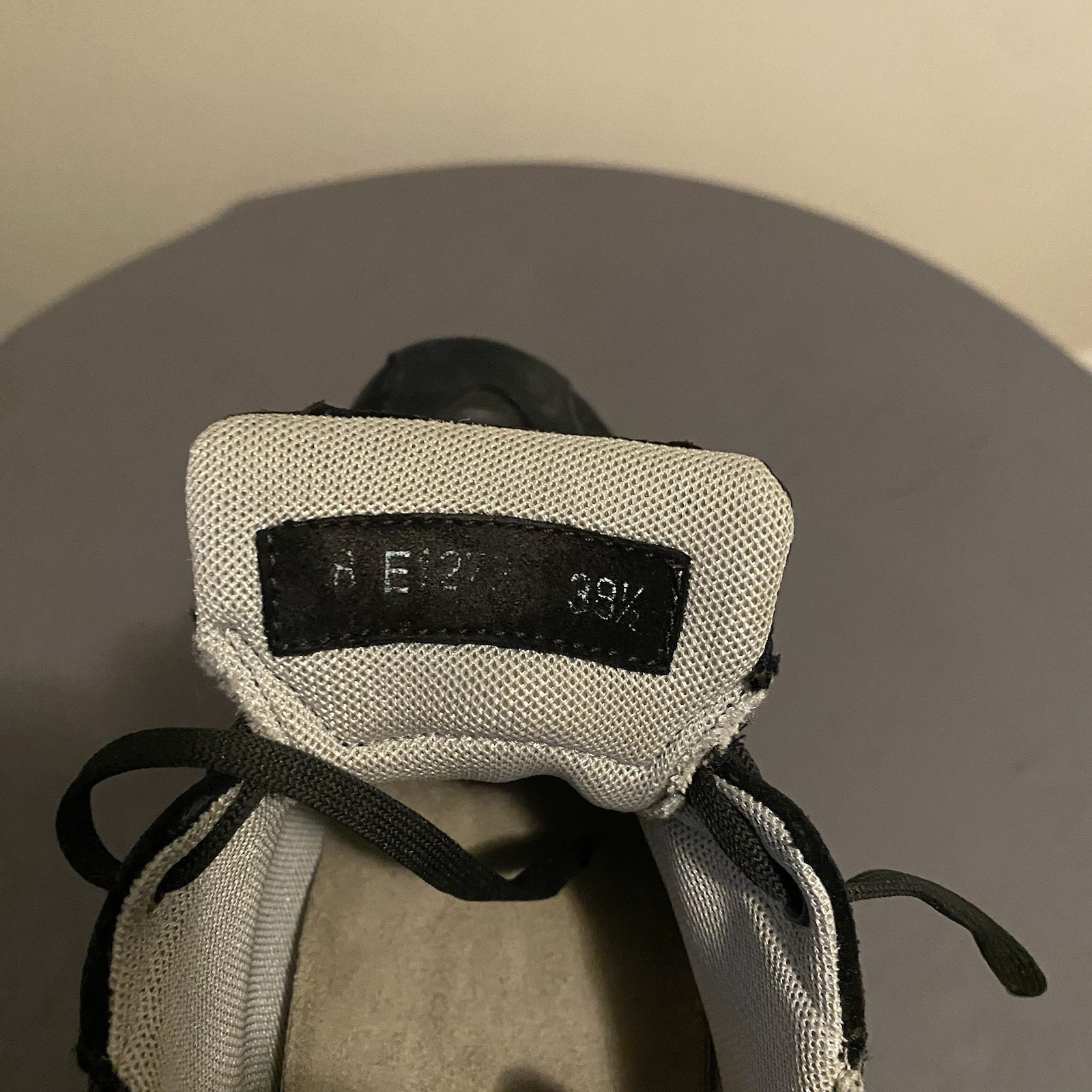 Fendi FF Logo Women’s Size 38 Low Top Sneakers Black Monogram Strap Lace Up
