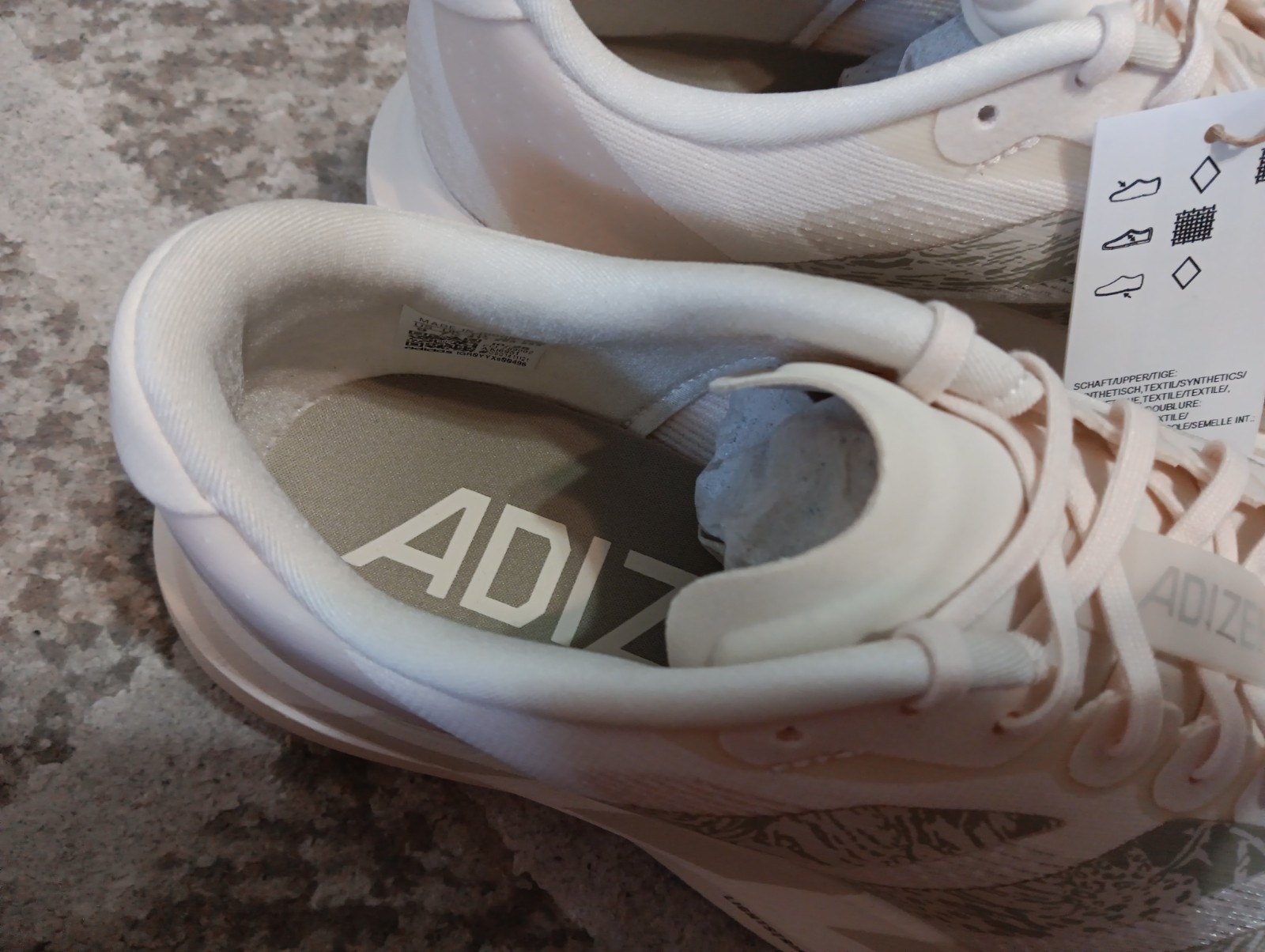 WOMEN’S ADIDAS ADIZERO EVO SL W RUNNING SHOES SIZE 9 NIB WONDER WHITE KI6951