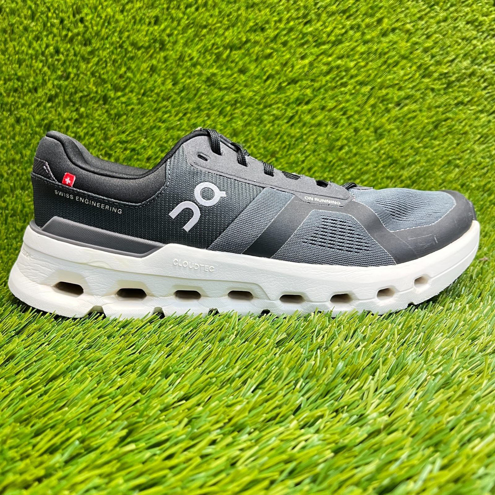 On Cloudrunner 2 Eclipse Black Womens Size 10.5 Walking Running Shoes Sneakers