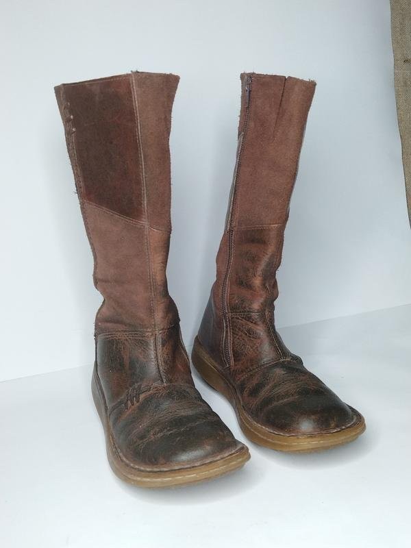 women dr martens boots brown leather 36.5