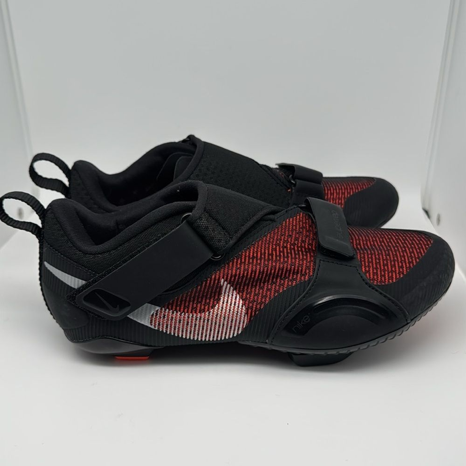 Nike SuperRep Cycle Hyper Crimson Indoor Cycling Black Red Shoes Size 8 NEW