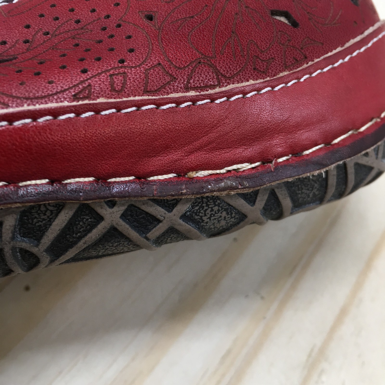 L’Artiste by Spring Step Klasik Womens 42 Loafers Slip On Closed Toe Leather Red