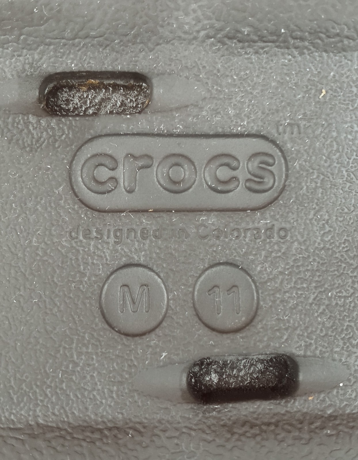 Crocs Echo Clog Unisex Black Men’s Sz 9 Women’s Sz 11 Adjustable Turbo Strap